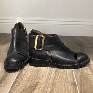 Jeffrey Campbell black ankle boots